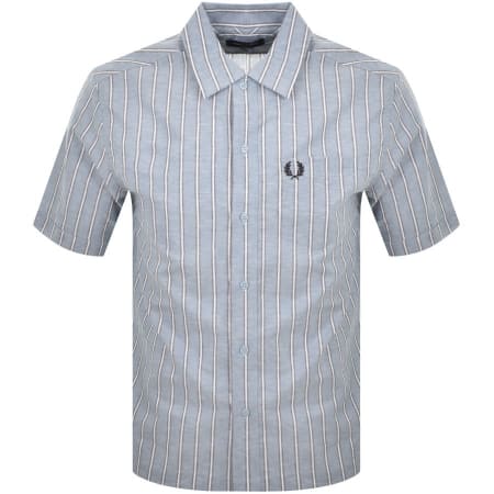 Product Image for Fred Perry Fine Stripe Shirt Blue