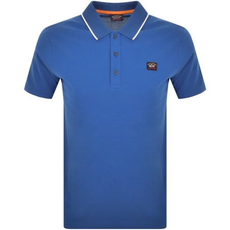 Product Image for Paul And Shark Short Sleeved Polo T Shirt Blue