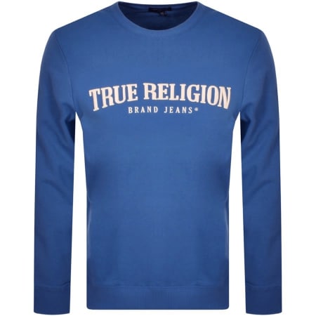 Product Image for True Religion Crew Neck Sweatshirt Blue