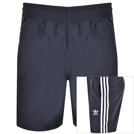 Product Image for adidas Originals 3 Stripes Swim Shorts Navy