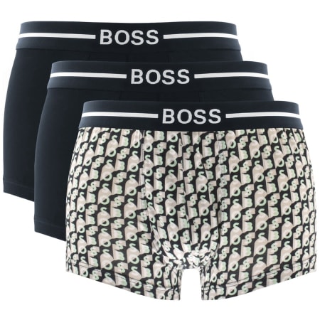 Product Image for BOSS Underwear Triple Pack Trunks Navy