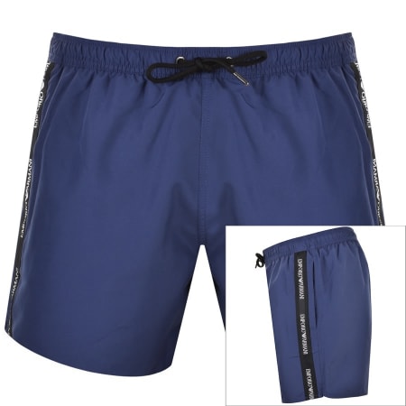 Product Image for Emporio Armani Logo Swim Shorts Navy