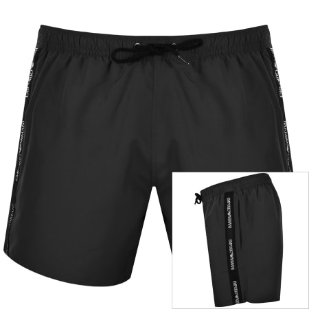 Product Image for Emporio Armani Logo Swim Shorts Black