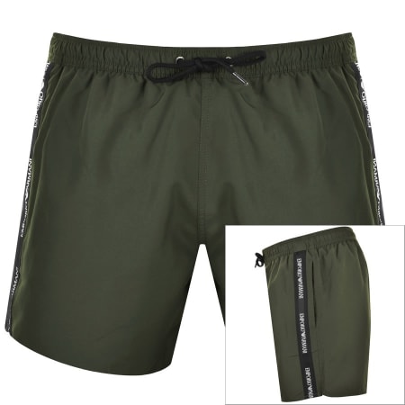 Product Image for Emporio Armani Logo Swim Shorts Khaki
