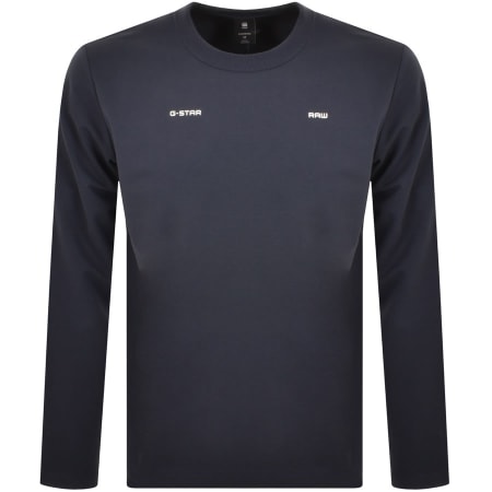 Product Image for G Star Raw Tweeter Long Sleeve T Shirt Blue