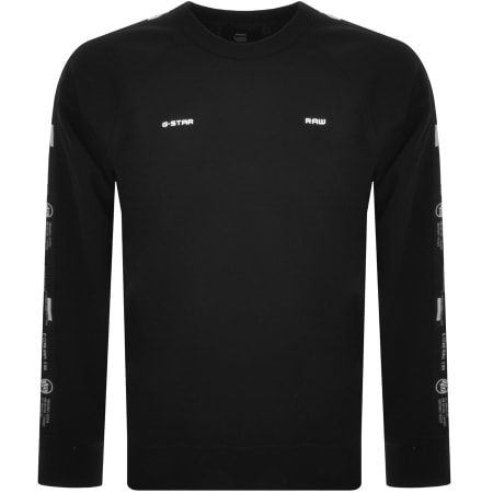 Product Image for G Star Raw Raglan Sweatshirt Black