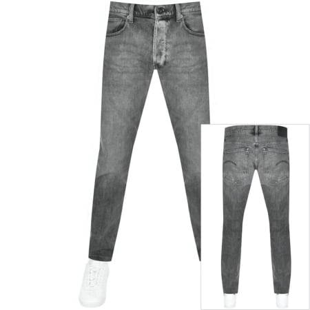 Product Image for G Star Raw 3301 Light Wash Slim Fit Jeans Grey