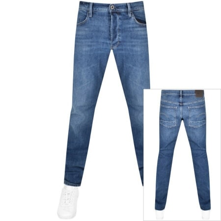 Product Image for G Star Raw 3301 Slim Jeans Mid Wash Blue