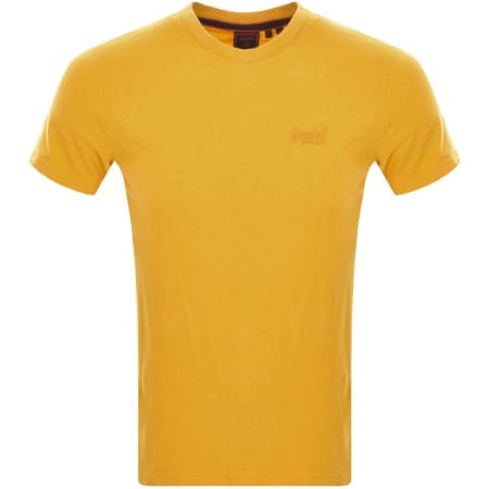 Product Image for Superdry Short Sleeved T Shirt Yellow