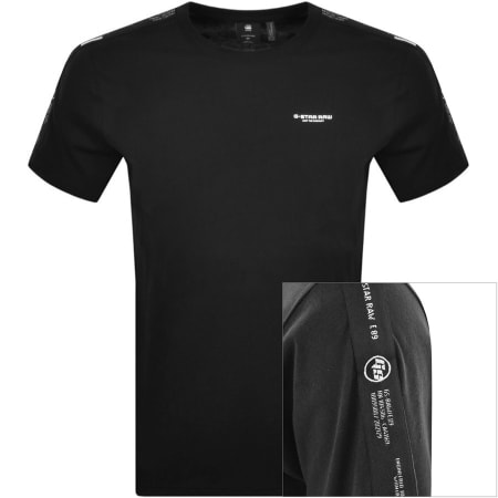 Product Image for G Star Raw Tape Tape T Shirt Black