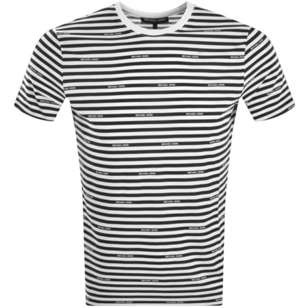 Product Image for Michael Kors Mini Stripe T Shirt White