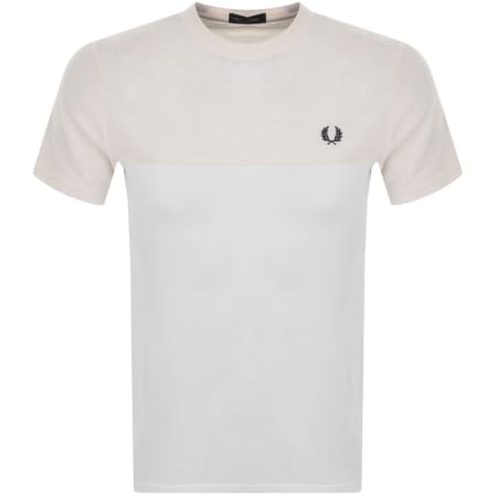 Product Image for Fred Perry Towelling T Shirt Cream