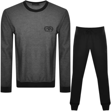 Product Image for Emporio Armani Lightweight Lounge Set Black