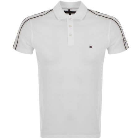 Product Image for Tommy Hilfiger Tape Polo T Shirt White