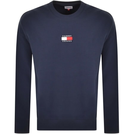 Product Image for Tommy Jeans Logo Badge Sweatshirt Navy