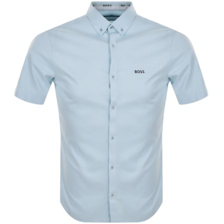 Product Image for BOSS Biadia R Short Sleeved Shirt Blue