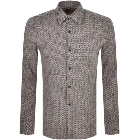 Product Image for BOSS C Hal Kent Long Sleeved Shirt Beige