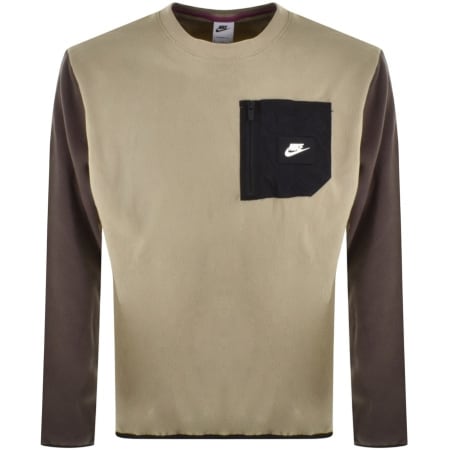Product Image for Nike Polar Fleece Sweatshirt Brown