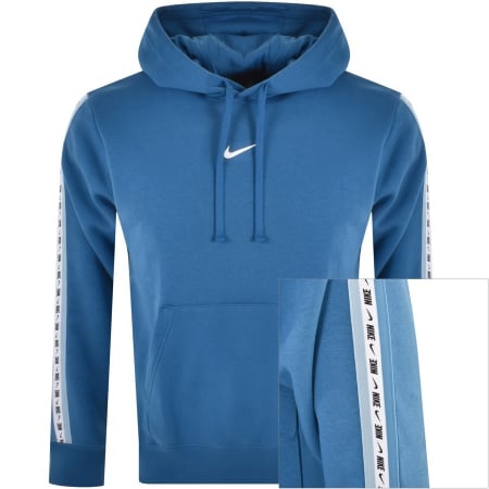 Product Image for Nike Repeat Logo Pullover Hoodie Blue