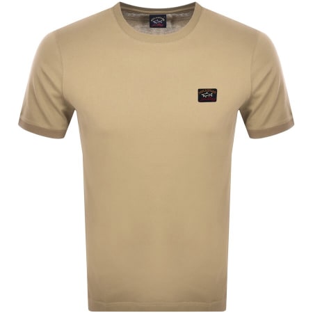 Product Image for Paul And Shark Short Sleeved Logo T Shirt Beige