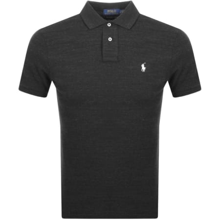 Product Image for Ralph Lauren Custom Slim Polo T Shirt Black