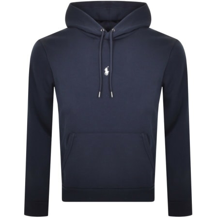 Product Image for Ralph Lauren Logo Hoodie Navy