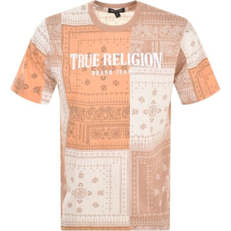 Product Image for True Religion Bandana T Shirt Brown