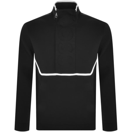 Product Image for BOSS Swover Half Zip Sweatshirt Black