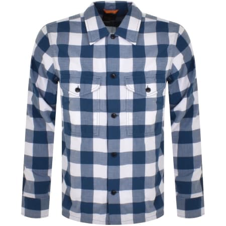 Product Image for BOSS Lovel 8 Overshirt Jacket In Blue