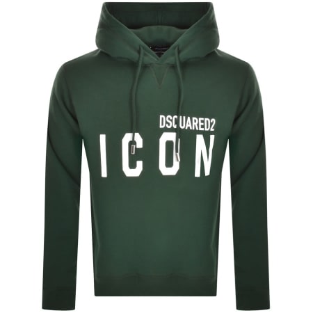 Product Image for DSQUARED2 Logo Pullover Hoodie Green
