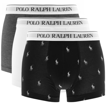 Product Image for Ralph Lauren Underwear Three Pack Trunks White