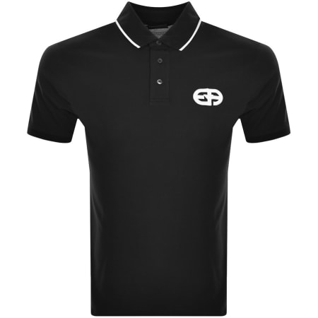 Product Image for Emporio Armani Short Sleeved Polo T Shirt Black