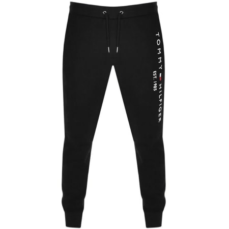 Product Image for Tommy Hilfiger Logo Jogging Bottoms Black