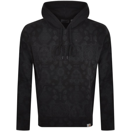 Product Image for Carhartt WIP Verse Print Hoodie Black