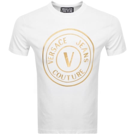 Product Image for Versace Jeans Couture Logo T Shirt White