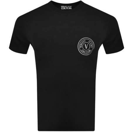 Product Image for Versace Jeans Couture Logo T Shirt Black