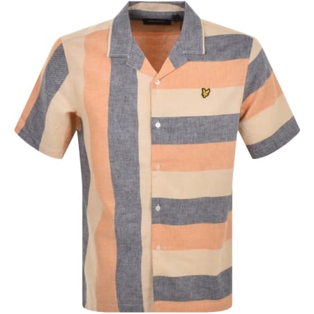 Product Image for Lyle And Scott Artisanal Short Sleeve Shirt Yellow