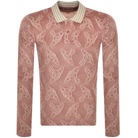 Product Image for Vivienne Westwood Long Sleeve Polo T Shirt Red