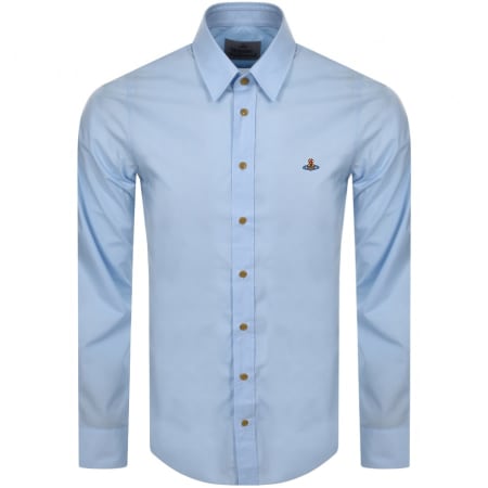 Product Image for Vivienne Westwood Ghost Long Sleeved Shirt Blue