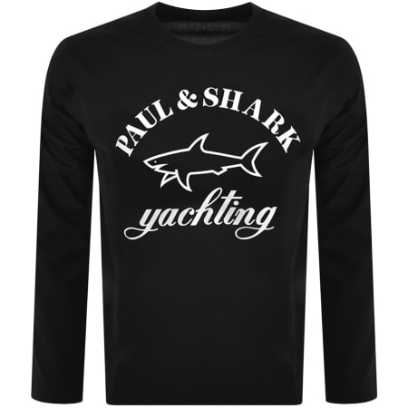 Product Image for Paul And Shark Long Sleeve T Shirt Black