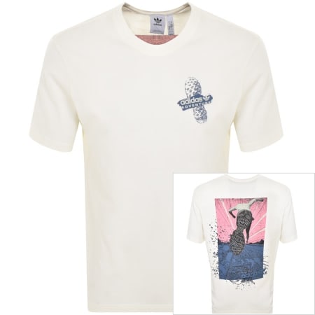 Product Image for adidas Originals Adventure Trail T Shirt Cream