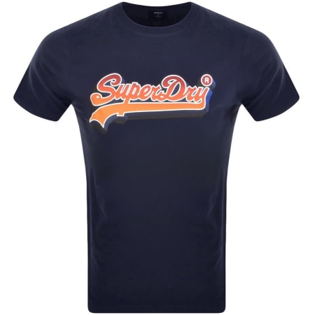 Product Image for Superdry Vintage Logo T Shirt Navy