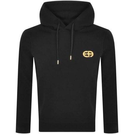 Product Image for Emporio Armani Pullover Logo Hoodie Black