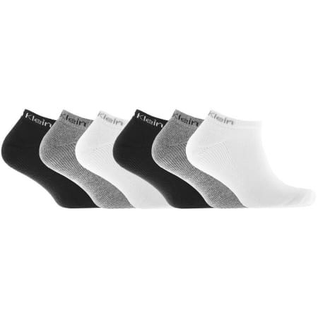 Product Image for Calvin Klein Six Pack Trainer Socks Grey