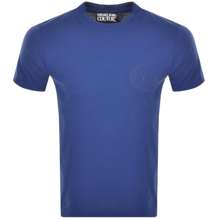 Product Image for Versace Jeans Couture Logo T Shirt Blue