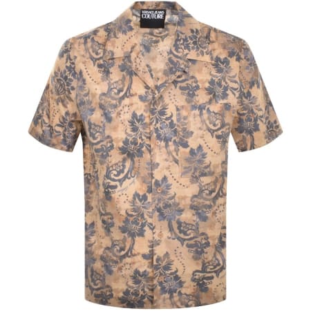 Product Image for Versace Jeans Couture Short Sleeve Shirt Brown