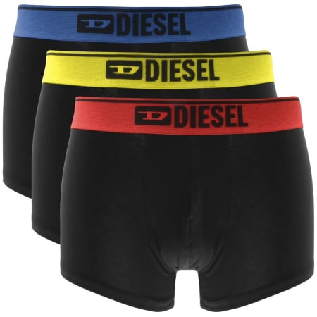 Product Image for Diesel Underwear Damien Triple Pack Trunks Black