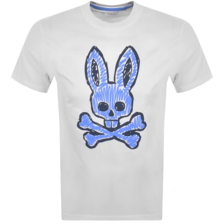 Product Image for Psycho Bunny Wardell Logo T Shirt White