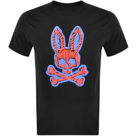 Product Image for Psycho Bunny Wardell Logo T Shirt Black