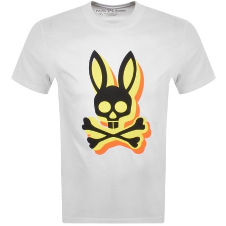Product Image for Psycho Bunny Lamport Logo T Shirt White